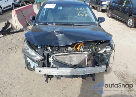 2017 Hyundai Ioniq Hybrid Blue из США, поврежденный, VIN KMHC65LC6HU027427